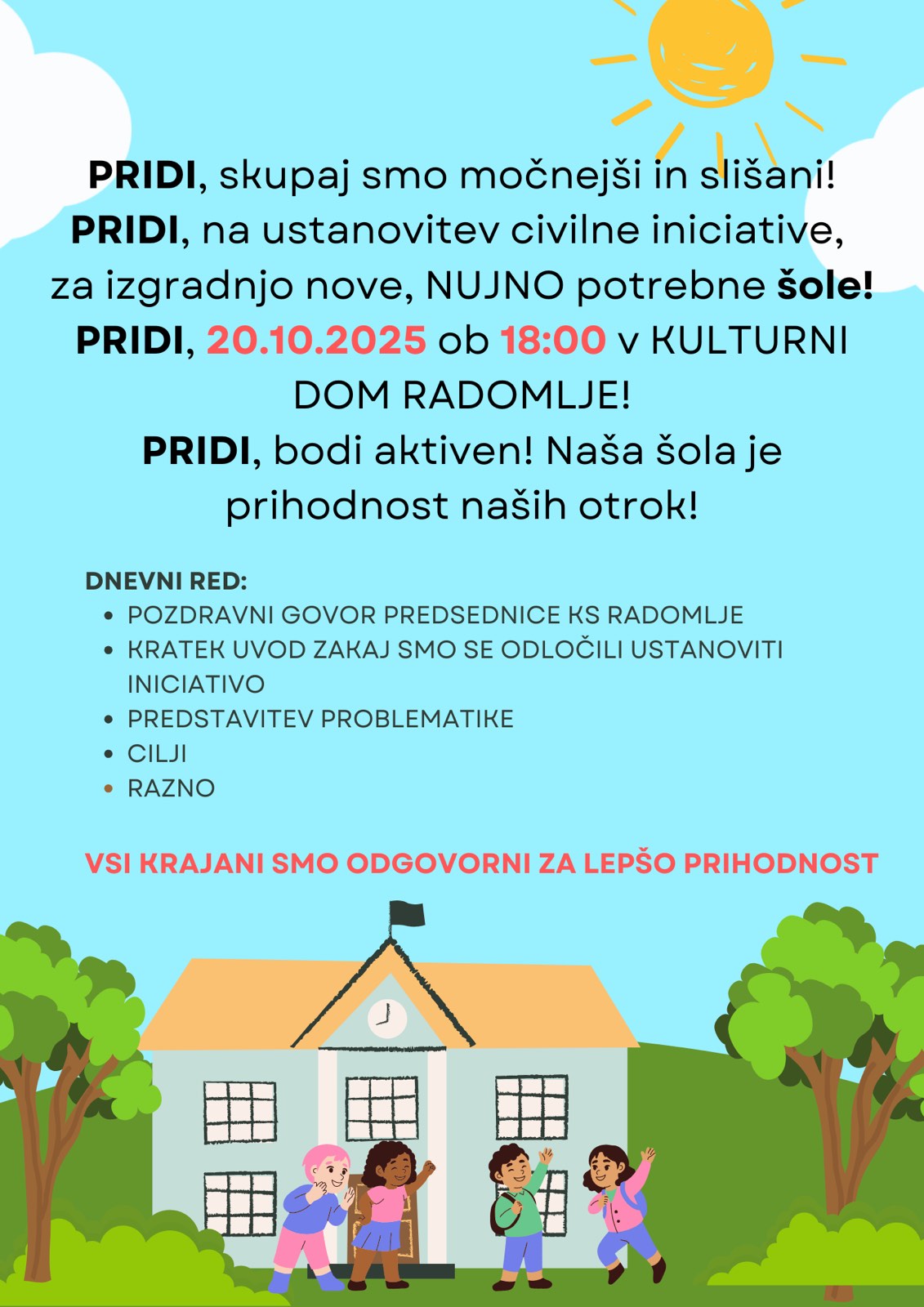 Nova šola v Radomljah